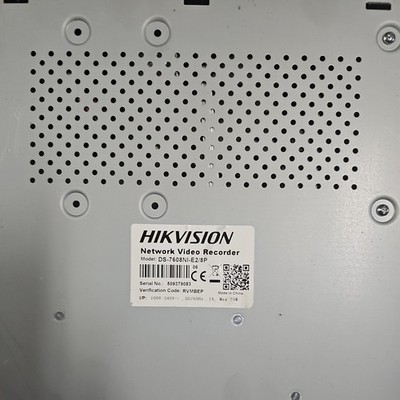 Hik 8CH POE 4K NVR 8MP DS-7608NI-E2/8P Home Security network 2SATA H.265+ VISION