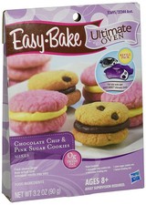 Easy Bake Refill Pack for Chocolate Chip and Pink Sugar Cookies Mixes