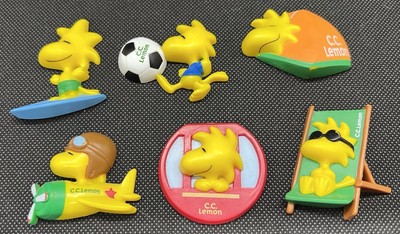 Woodstock (Peanuts) Magnet Set of 6 CC Lemon Japanese Premiums