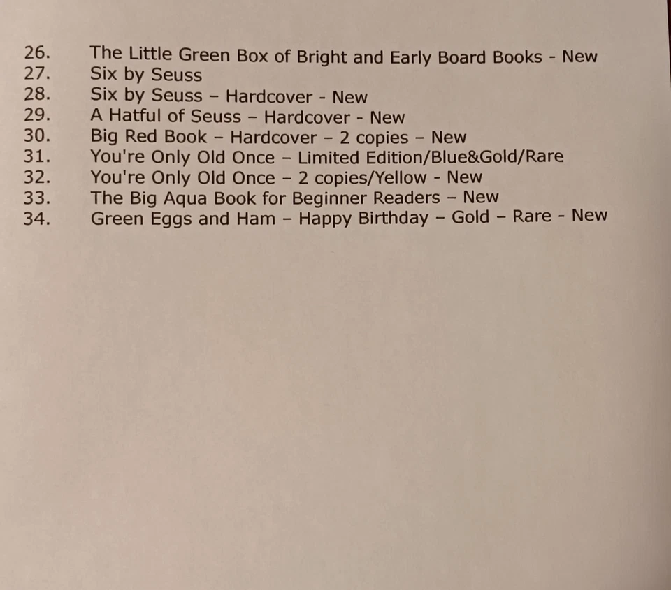 Dr. Seuss Collection Of Books Foto 3 de 3