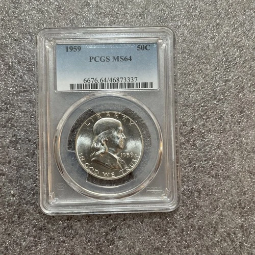 1959 Franklin Half Dollar PCGS MS64