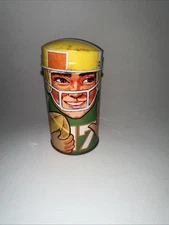 Vintage Cap-Tins The Tin Box Co England Design By Daher Football Player 17 4”