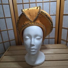 Talley Taylor Embellished Turban Style Special Event Hat Prop/Costume READ