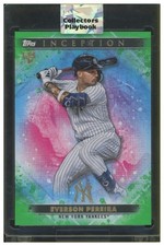 2024 Topps Inception Everson Pereira Green #12 New York Yankees