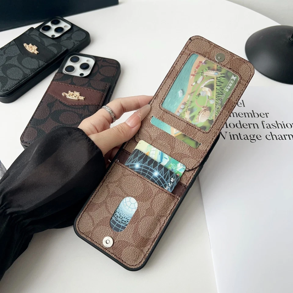 Funda tipo billetera porta tarjetas ultra a prueba de golpes para Samsung Galaxy S25 S24 S23 S22 Plus Foto 3 de 4