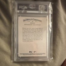 Allen & Ginter 2025 Brandon Coleman Foil Filigree #253 PSA 10 Trading Card