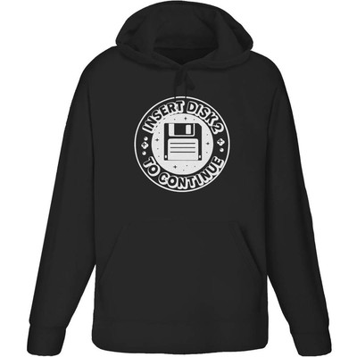 Hoodie / Kapuzenpullover ''Insert Disk 2 To Continue'' für Erwachsene (HO054120)
