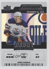 2022 Upper Deck Credentials Debut Ticket Access /999 Tier 1 James Hamblin 1hs9
