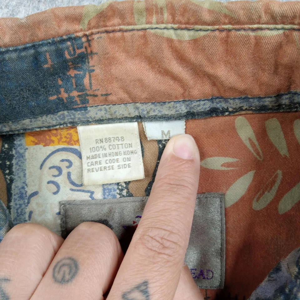 Camisa Territory Ahead Para Hombre Mediana Estampado Animal del Suroeste Algodón Abotonada Foto 2 de 4