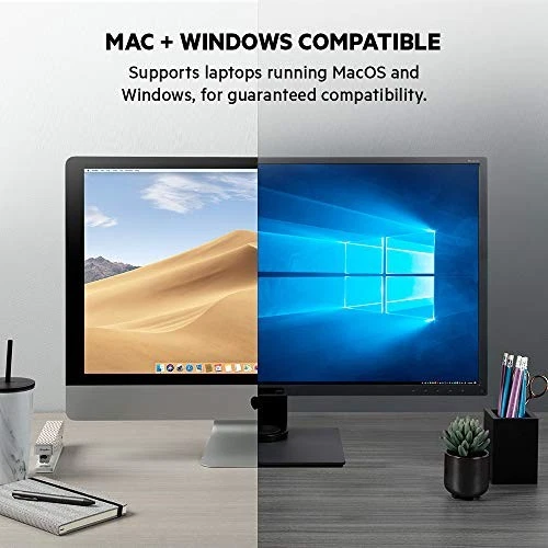 Belkin Thunderbolt 3 Dock Pro con cable Thunderbolt 3 F4U097 - gris espacial Foto 3 de 4