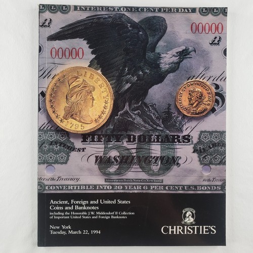 Christies American Coin Auction Catalog 1990s New York Ancient Foreign NY A277 - Picture 2 of 8