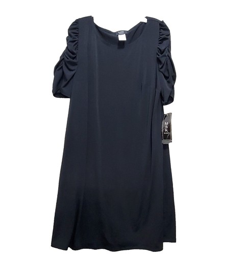 msk ruffled ruched sheath dress Msk Women's Ruffled Ruched Sheath Dress Purple Size Medium