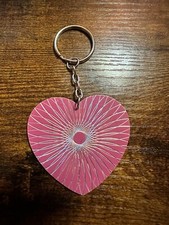 Pink Heart Keychain