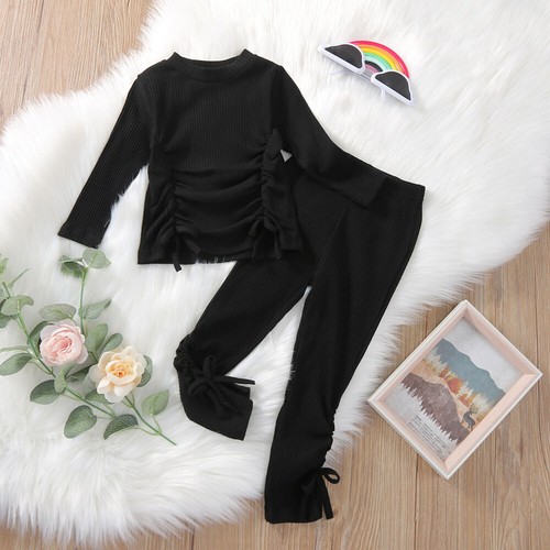 Toddler Infant Baby Girl Clothes Long Sleeve Tops Pants Leggings Outfits Set - Picture 14 of 16