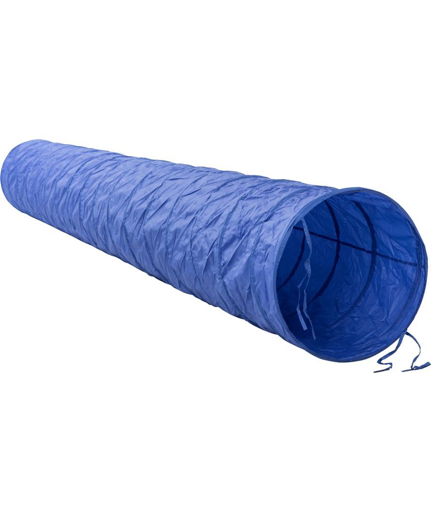 Tunnel agility dog basic diametro 60cm/5m colore blu Trixie