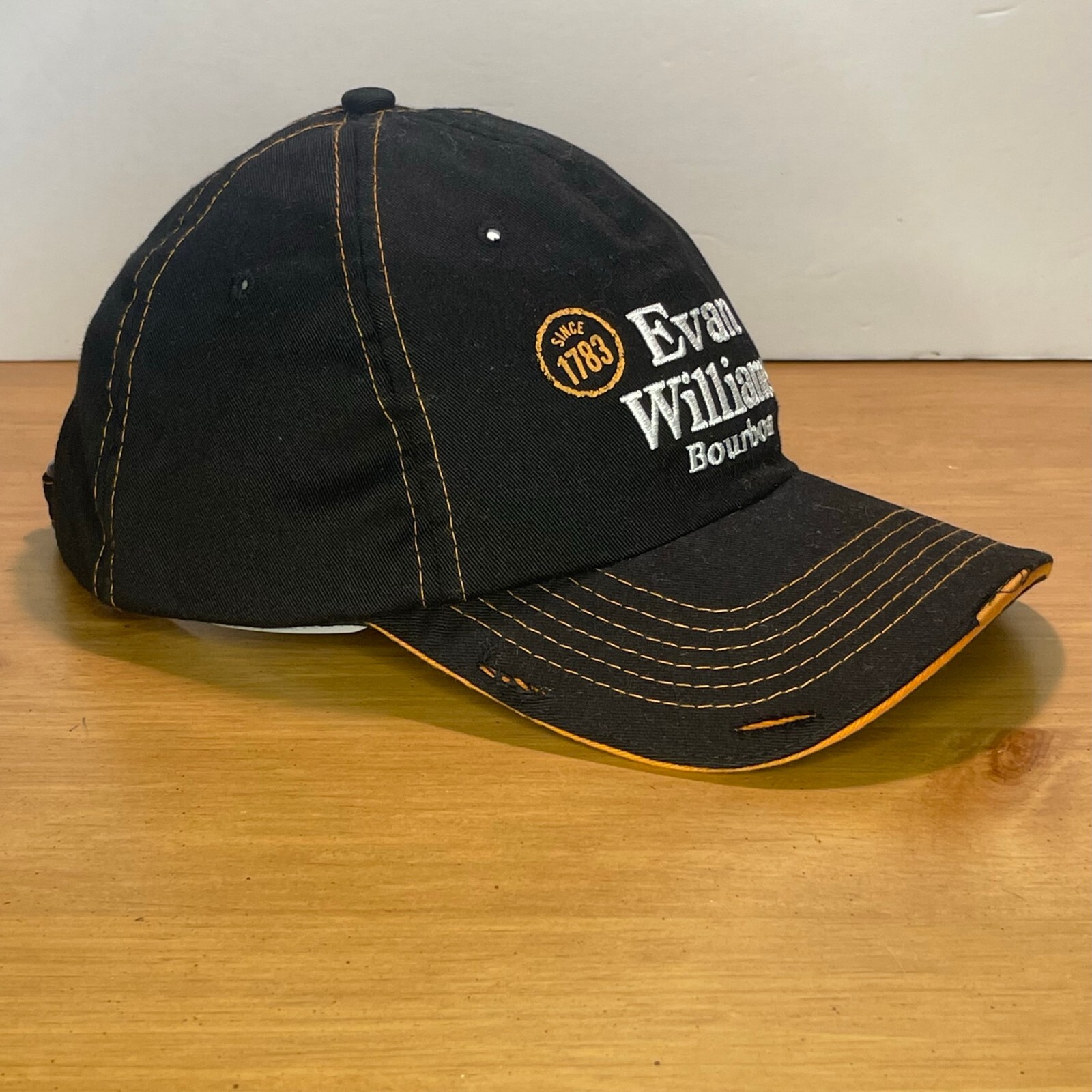 Evan Williams Bourbon Distressed Strapback Baseba… - image 3