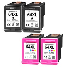 64XL Ink Cartridges for HP 64 XL Envy photo 7855 7155 7858 6255 7800 7164 6255