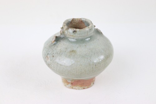 Lot of 3 12-13th c Song-Yuan & Korean Goryeo celadon paste box oil lamp pot - Picture 13 of 14