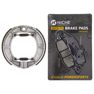 NICHE Brake Pad Set for Kawasaki Vulcan 800 Classic 43082-1234 Complete Organic