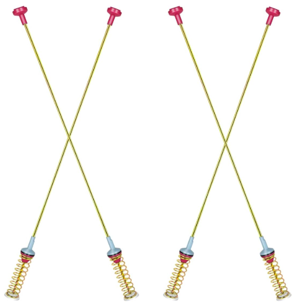 4-Pack Samsung Washer Suspension Rods Compatible with SS WA54R7200AV