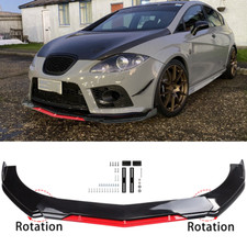 Frontlippe Frontspoiler Spoilerschwert Front Spoiler Lippe für Seat Ibiza MK5