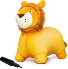 Bouncy Animal Kids Lion Hopper Toys, Plush Animal Bouncing Horse for Toddlers, I