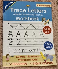 Trace Letters: Alphabet Handwriting Practice Workbook for Kids : Ages 3-5