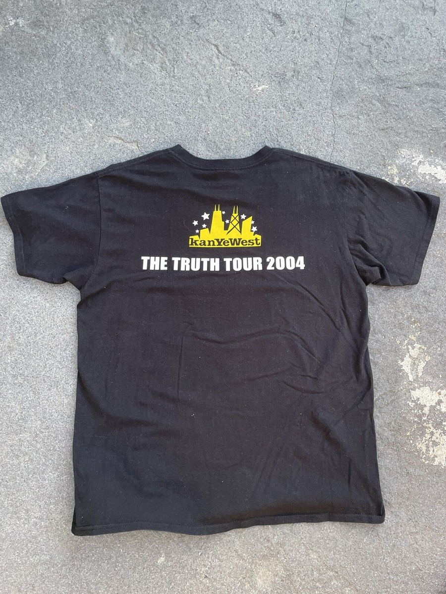Vintage Kanye West 2004 The College Dropout Truth Tour Merch Shirt  