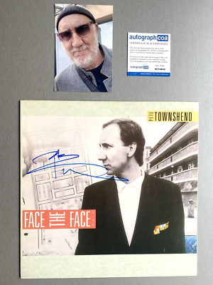 PETE TOWNSHEND ''The Who'' In-person signed  LP/Vinyl 12'' Autogramm COA ACOA +Foto