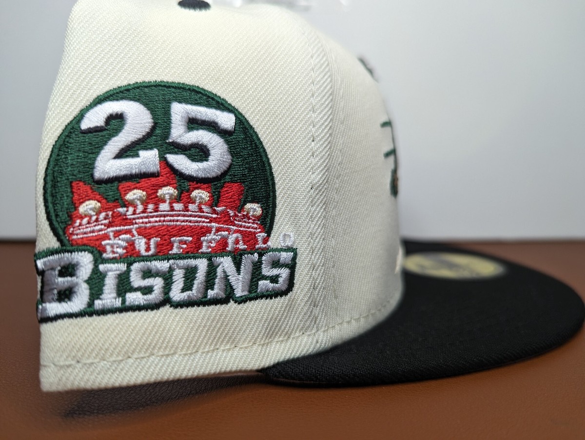 Exclusive 59FIFTY Buffalo Bisons 25 Years Off White Black