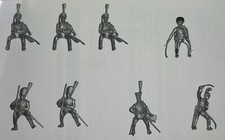 lot MOKAREX chevaux soldats empire Napoléon hussard carabinier dragon figurine