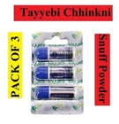 Tayyebi Chhinkni Snuff Powder (Pack Of 3) for Cold, Headache & Drowsiness