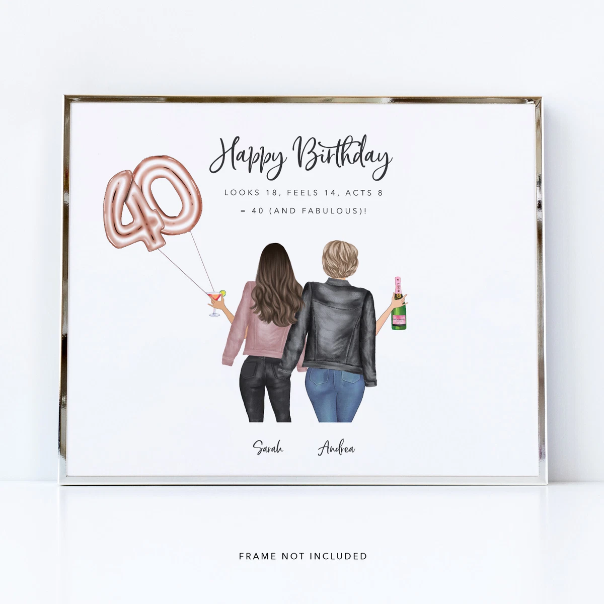 Best Friend Birthday Art Board Prints for Sale | Redbubble