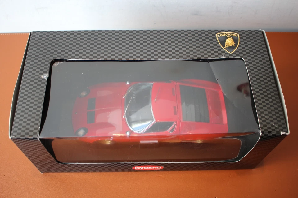 Kyosho 1:18 Lamborghini Miura P400 SV (Red) No.08313R Die-Cast Car - Image 4 of 4