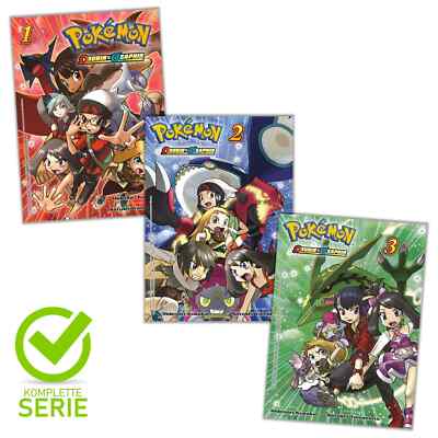 Pokémon - Omega Rubin und Alpha Saphir Manga 1-3, Panini, Deutsch, NEU