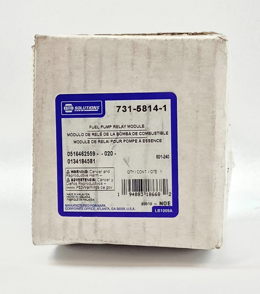 Módulo de relé de bomba de combustible Napa 731-5814-1 para Ford y Lincoln Foto 4 de 4