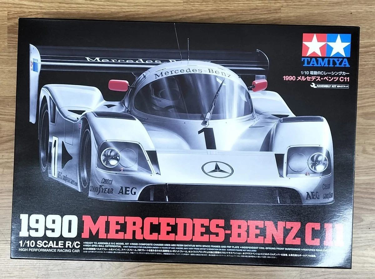 タミヤ　1990メルセデス・ベンツC11 RC】GEKI RC タミヤ 1990 メルセデス・ベンツ C 11 素組の