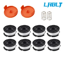 LABLT 8PK For Black And Decker AF-100-3ZP 30ft .065" Line String Trimmer Spool