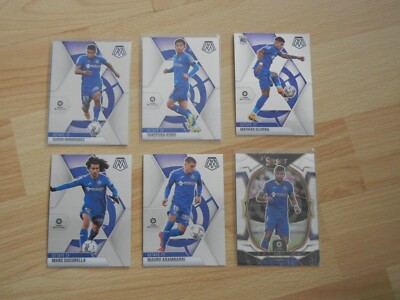 6x LOT Getafe CF - 20-21 Mosaic LaLiga + 22-23 Select LaLiga 