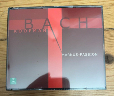 Bach St. Marks Passion Ton Koopman 2CD BOX SET NEW SEALED