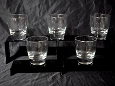 LIBBEY 4" Heavy Bottom CLASSIC Double Old Fashioned / Rocks Glass - Set Of 5