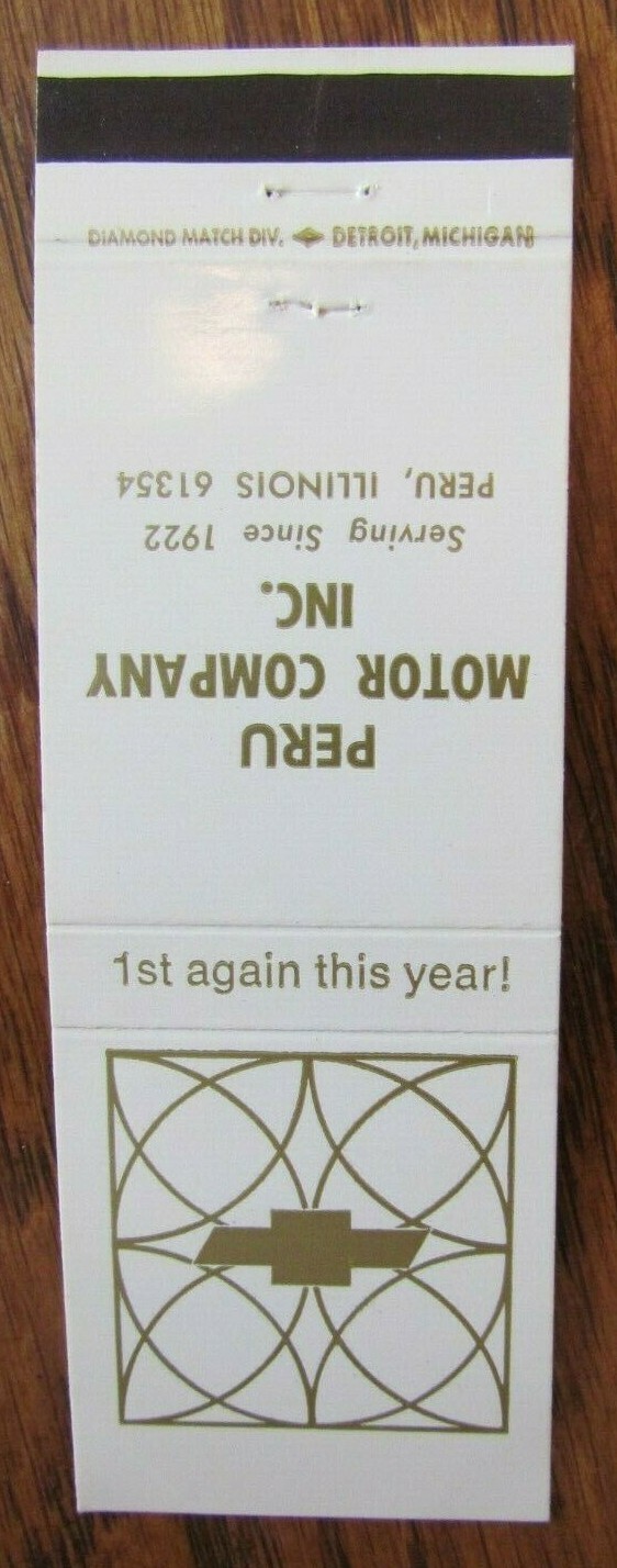 CHEVROLET CAR DEALER PERU MOTORS (PERU, ILLINOIS) H5 eBay