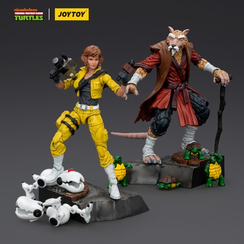JOYTOY 1/18 TMNT SPLINTER APRIL ONEIL New instock - Picture 24 of 27