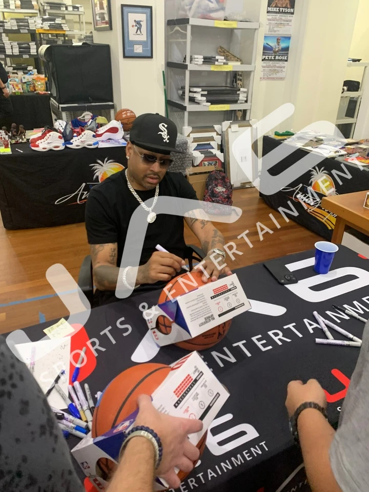 Allen Iverson autographed signed inscribed basketball Philadelphia 76ers JSA COA - Image 3 of 3