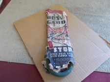 VINTAGE NOS GARDEN HOSE GARD STAKE STOP HOSE DRAG  OVER FLOWERS HEAVEY STEEL