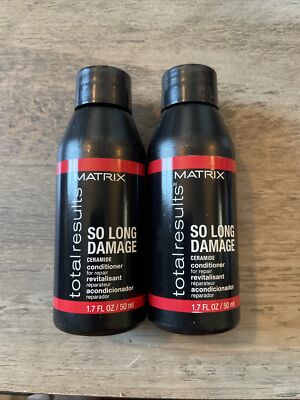 2 Matrix Total Results CONDITIONERS So Long Damage Repair Travel 1.7 oz/50mL New