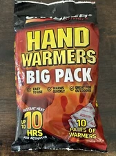 Grabber Warmers Hand Warmers Big Pack 10 Pair Instant Heat Up to 10 HR 2026 Free