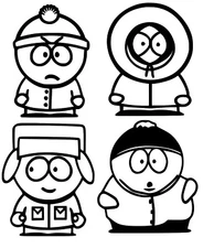 South Park,Vinyl Decal,Sticker for Cars,Windows,Laptops and more