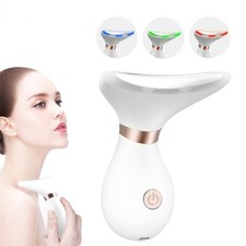 Neck Anti Wrinkle Face Lift Beauty LED Photon Therapy Skin Care Tighten Massager