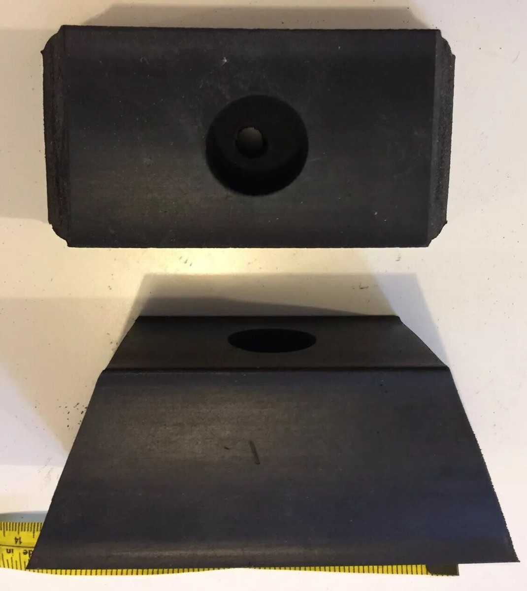 ECSiING 2 Paraurti In Gomma Per Camion, Rimorchio, Porte Pesanti - Antiurto E Anticollisione, 210x50x50 Mm - Nero